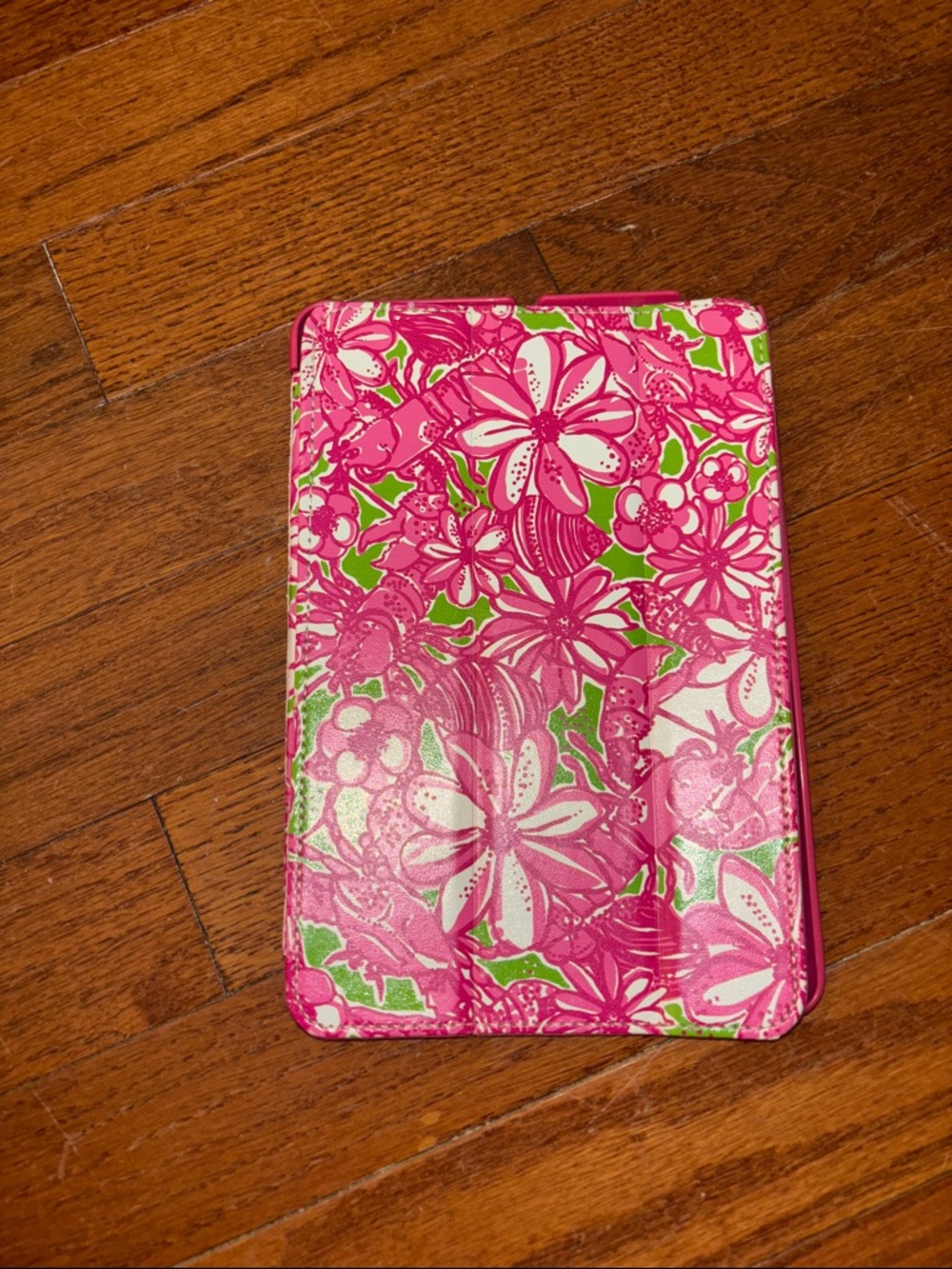 Lilly Pulitzer Pink, White & Green Floral Tablet Cover